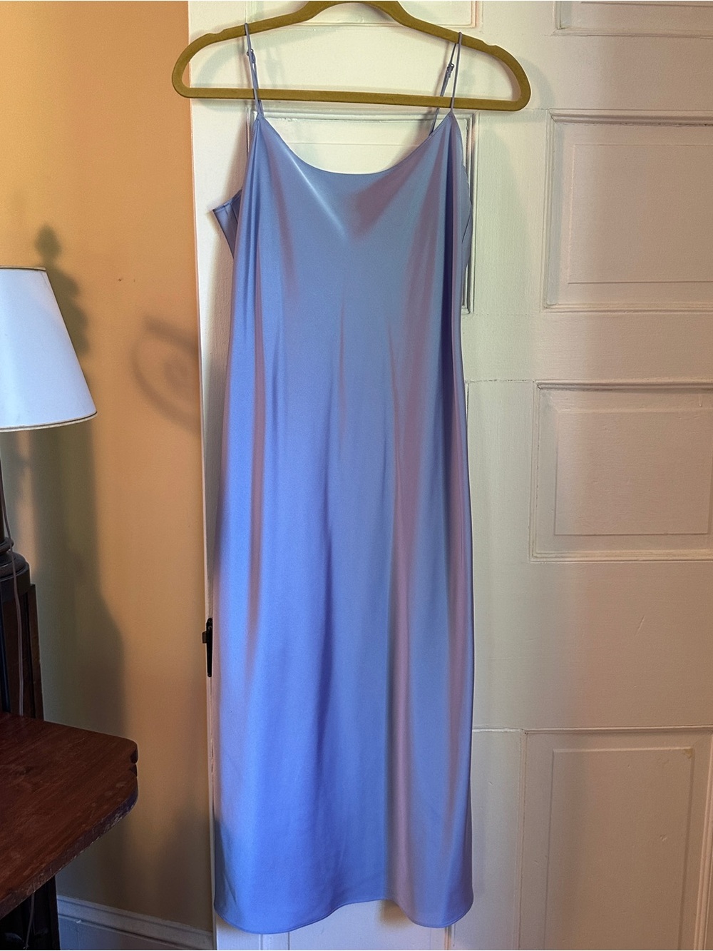J. Crew Lavender Slip Chemise with Spaghetti Straps